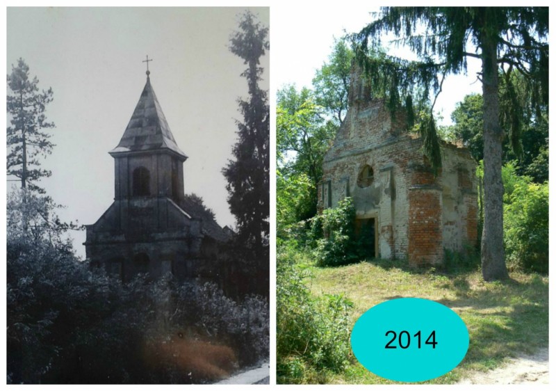 A katolikus templom - régen és 2014-ben